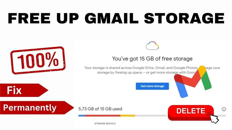 How to free up GMAIL storage if your Gmail storage has exceeded 15GB?