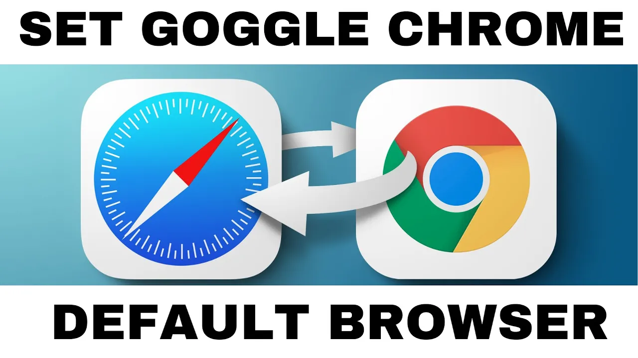 How to make chrome default browser