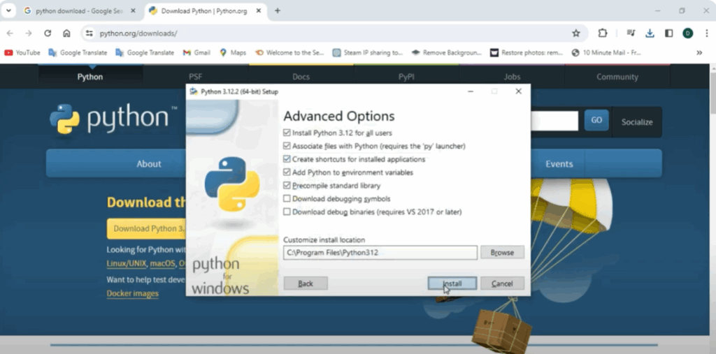 Launch Installation Wizard