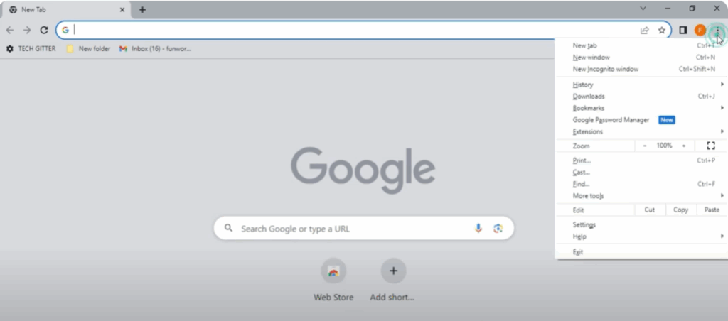 Open Google Chrome