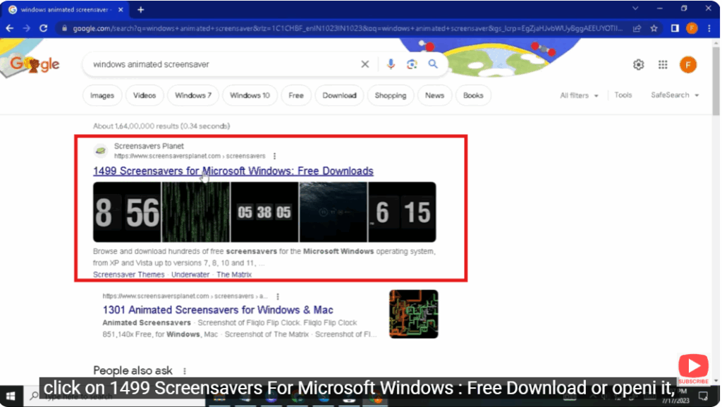 Open Screensaver Website