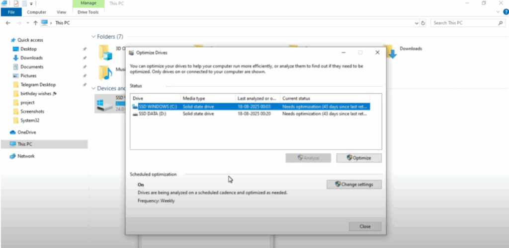 Optimize the C Drive-1