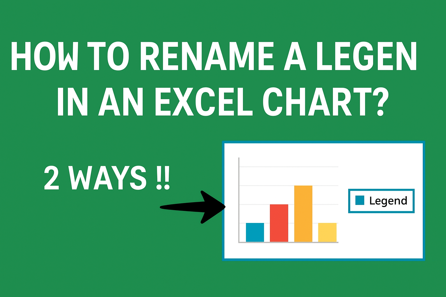 Rename a Legend in an Excel Chart
