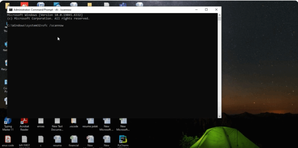 Run System File Checker