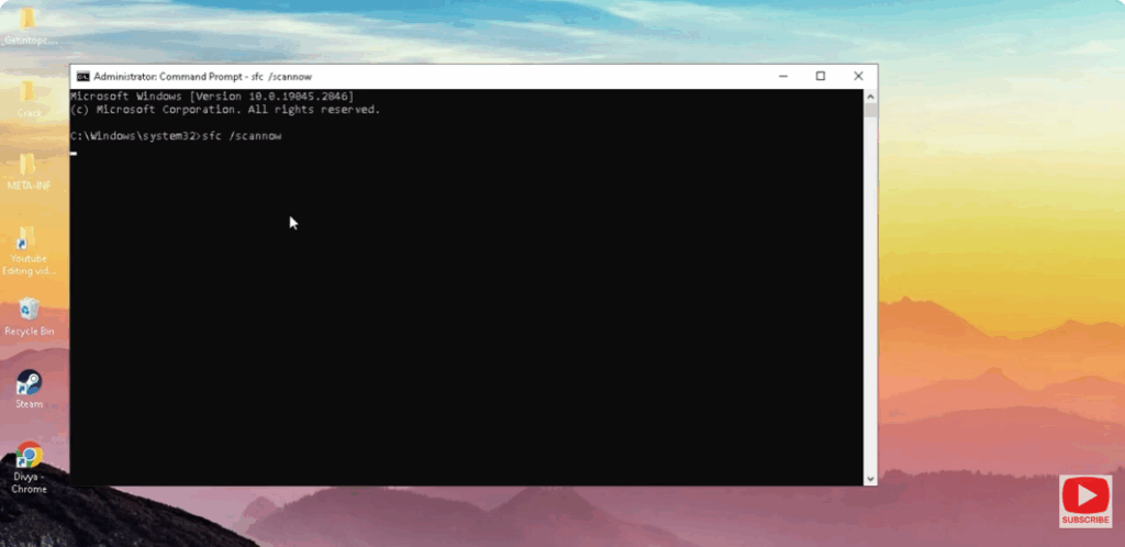 Run System File Checker