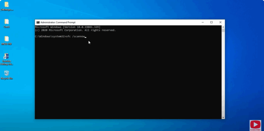 Run System File Checker (SFC) & DISM
