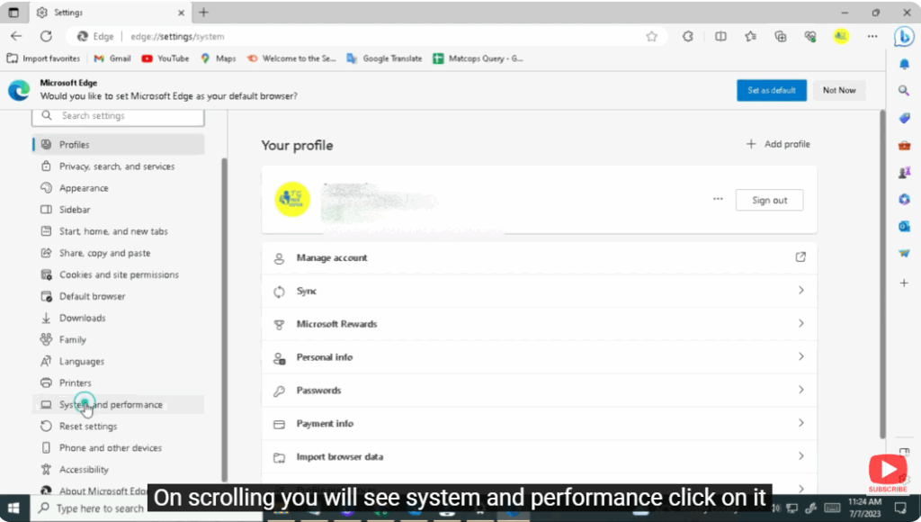 System and Performance