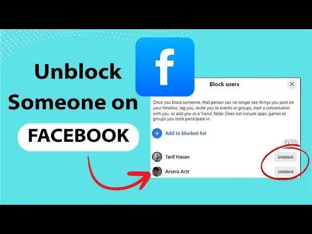 Unblock Anyone on Facebook Fast