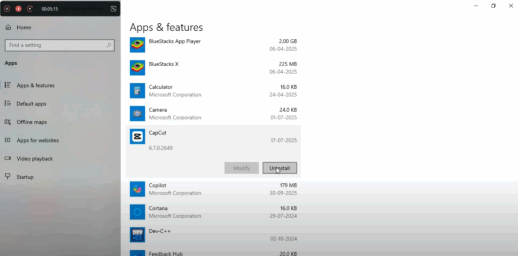 Uninstall Unwanted Apps