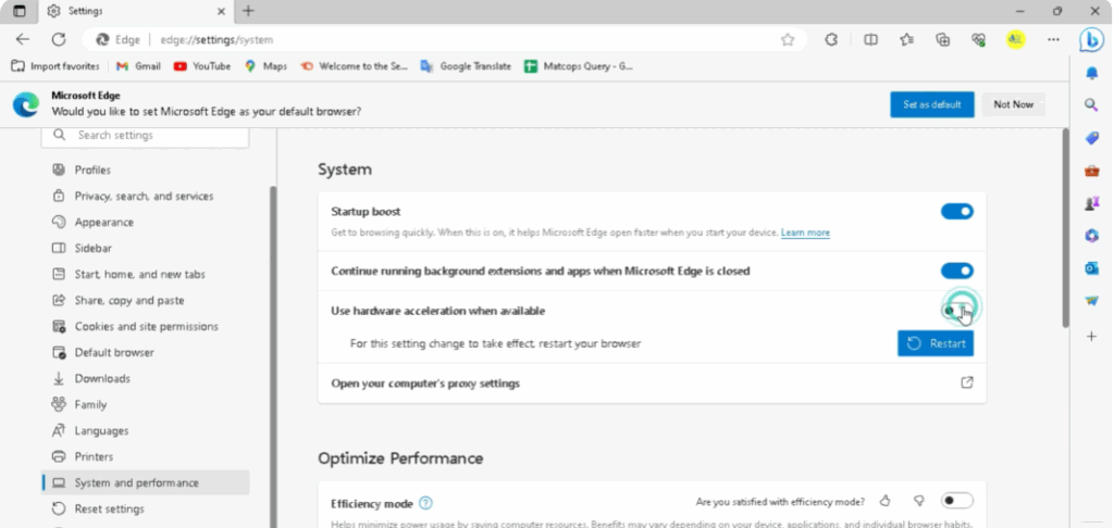 Use hardware acceleration when available