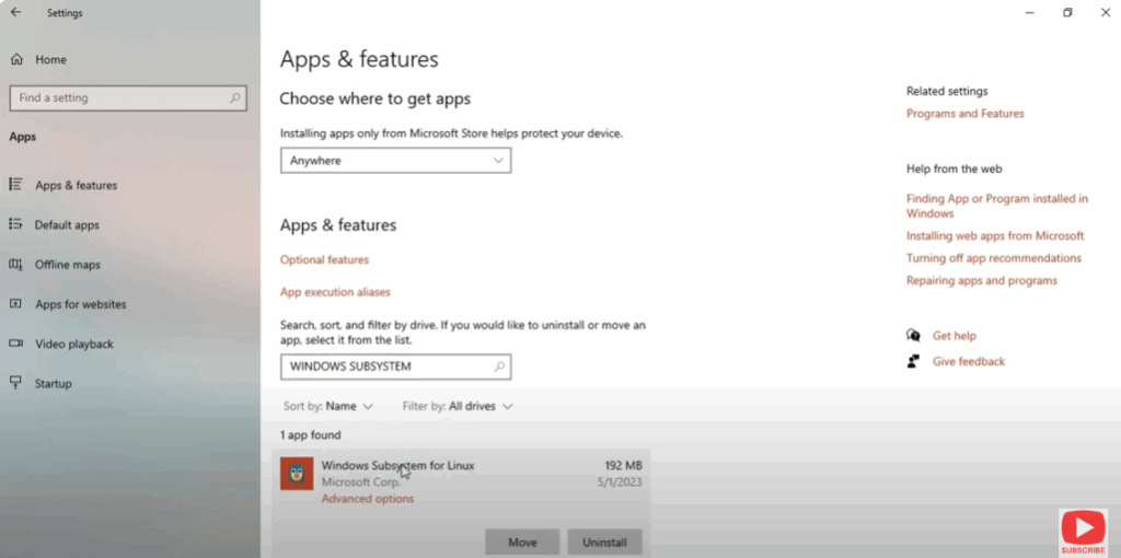 Windows Subsystem for Linux