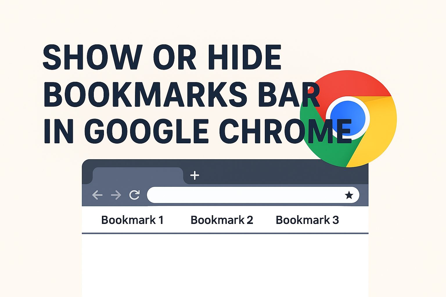Bookmarks Bar in Google Chrome Browser