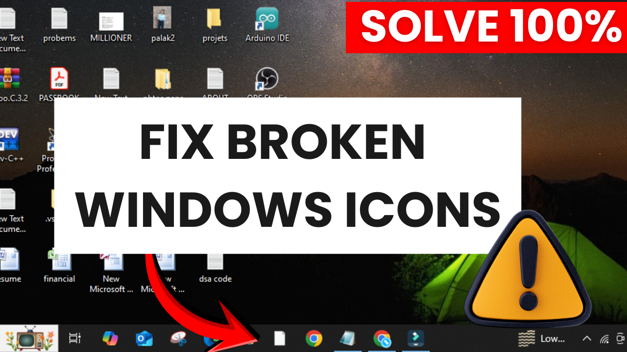 Broken Windows Icons – Easy Fix for Blank or Missing Icons