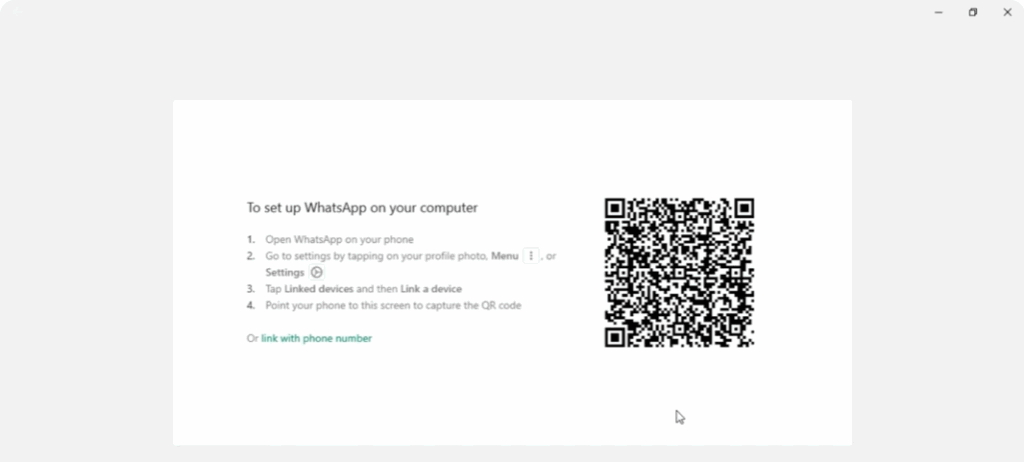 Connect WhatsApp to Your Phone