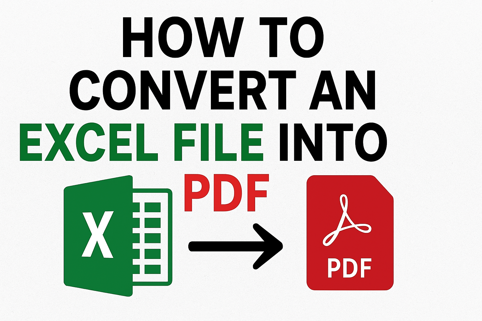 Convert an Excel File into PDF