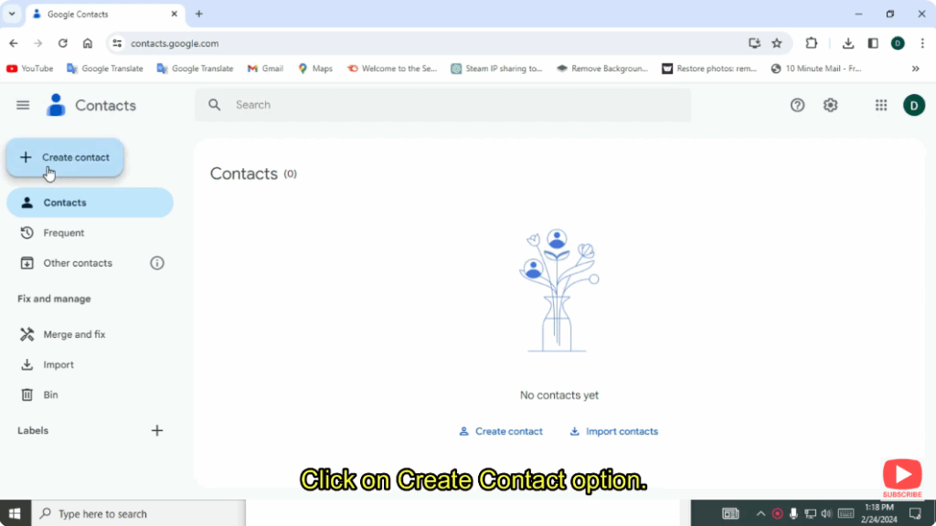 Create Contact