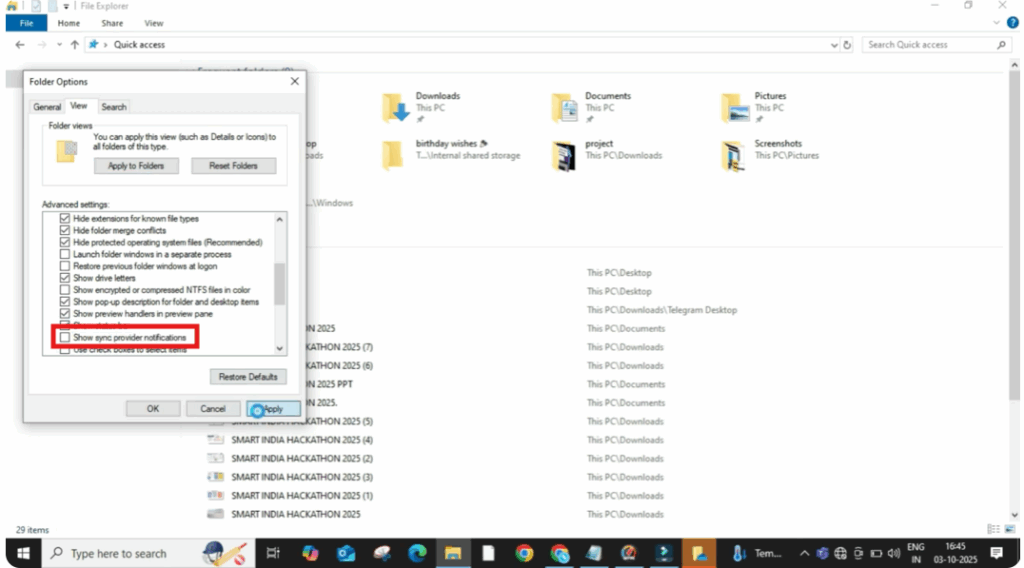 Disable File Explorer Ads