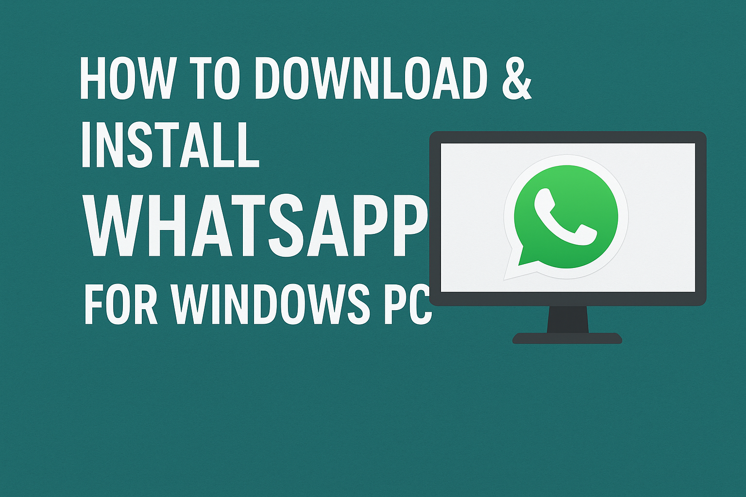 Download & Install Whatsapp