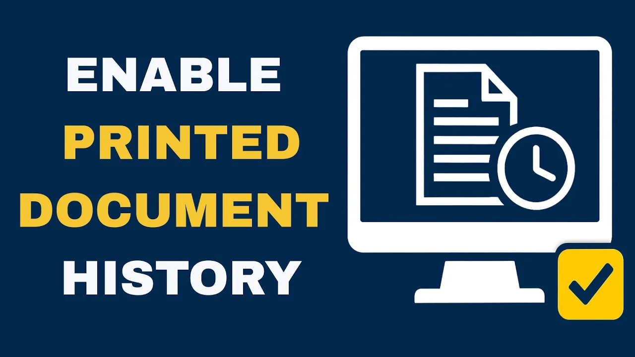 Enable and View Printed Document History in Windows || How to Keep Track of Printed Document