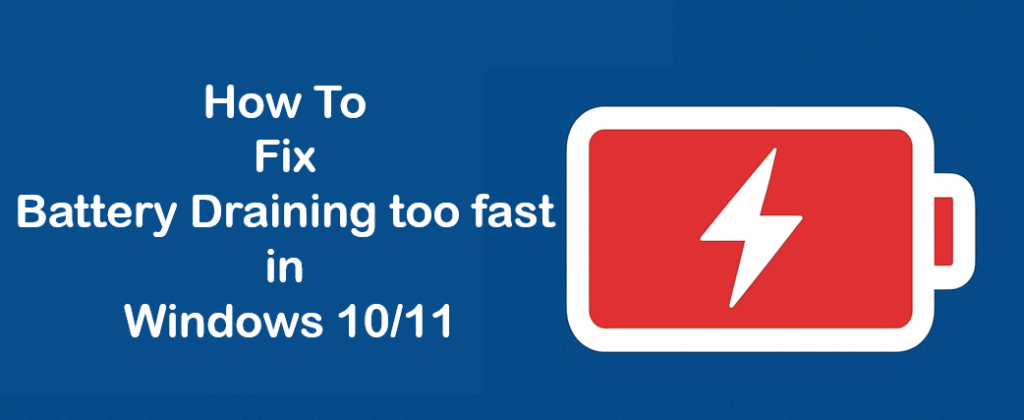 Fix Battery Draining too fast