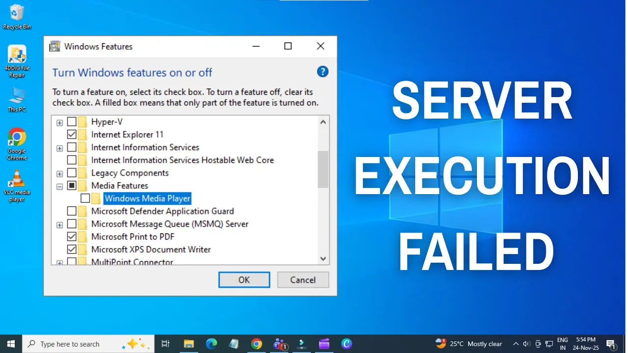 Fix Server Execution Failed Error in WSL in Windows 11/10