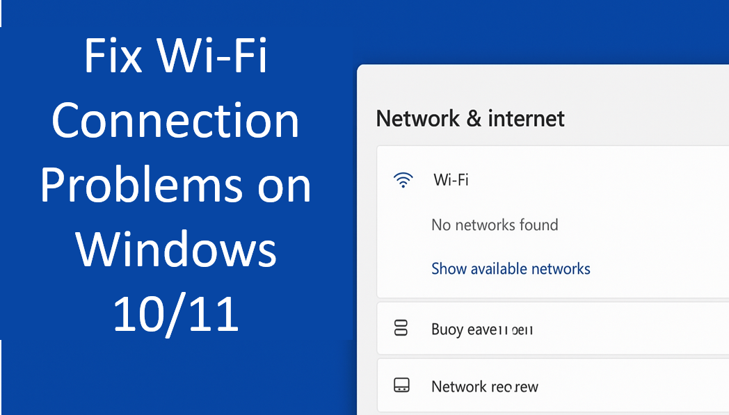 Fix Wi-Fi Connection Problems on Windows