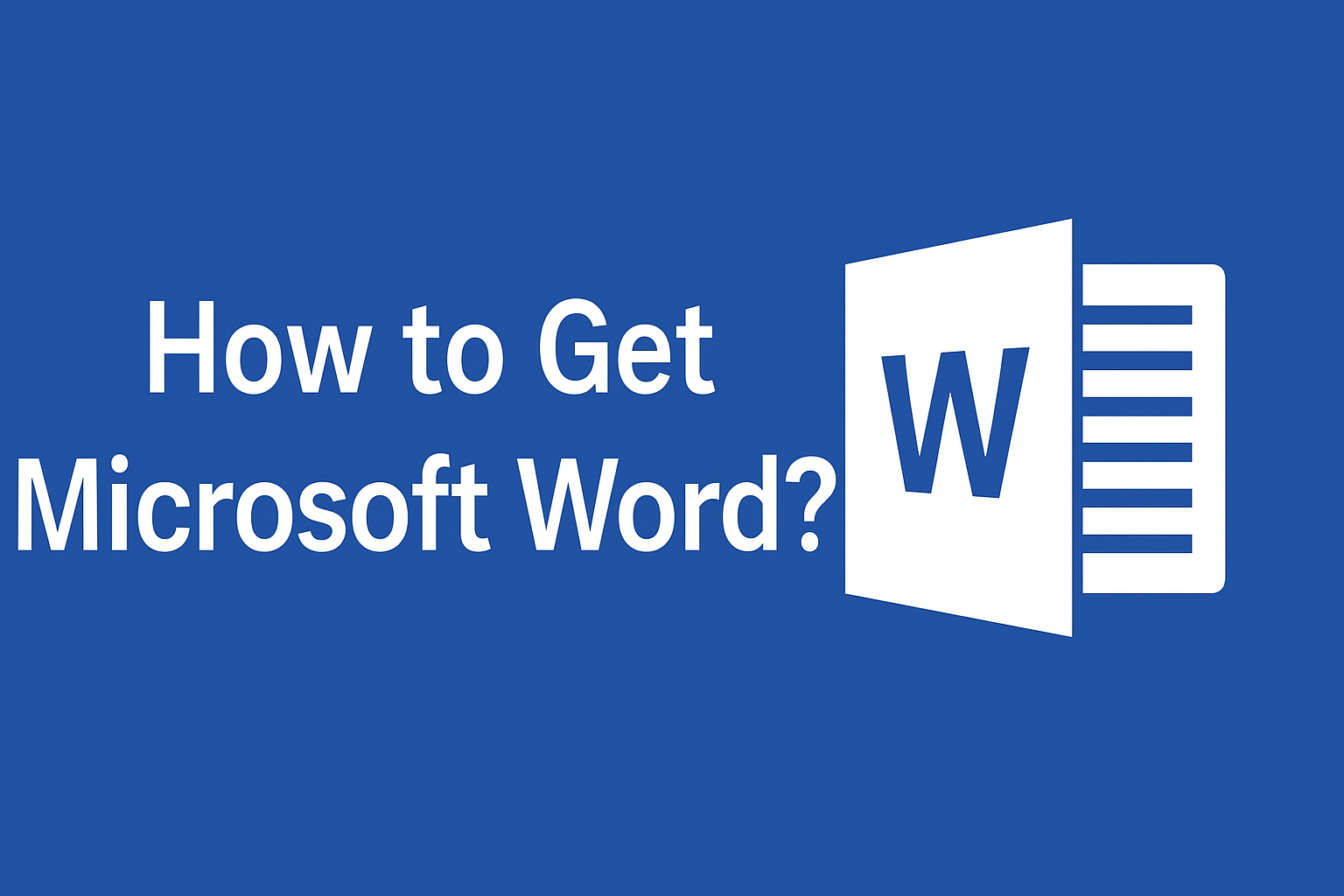 Get Microsoft Word