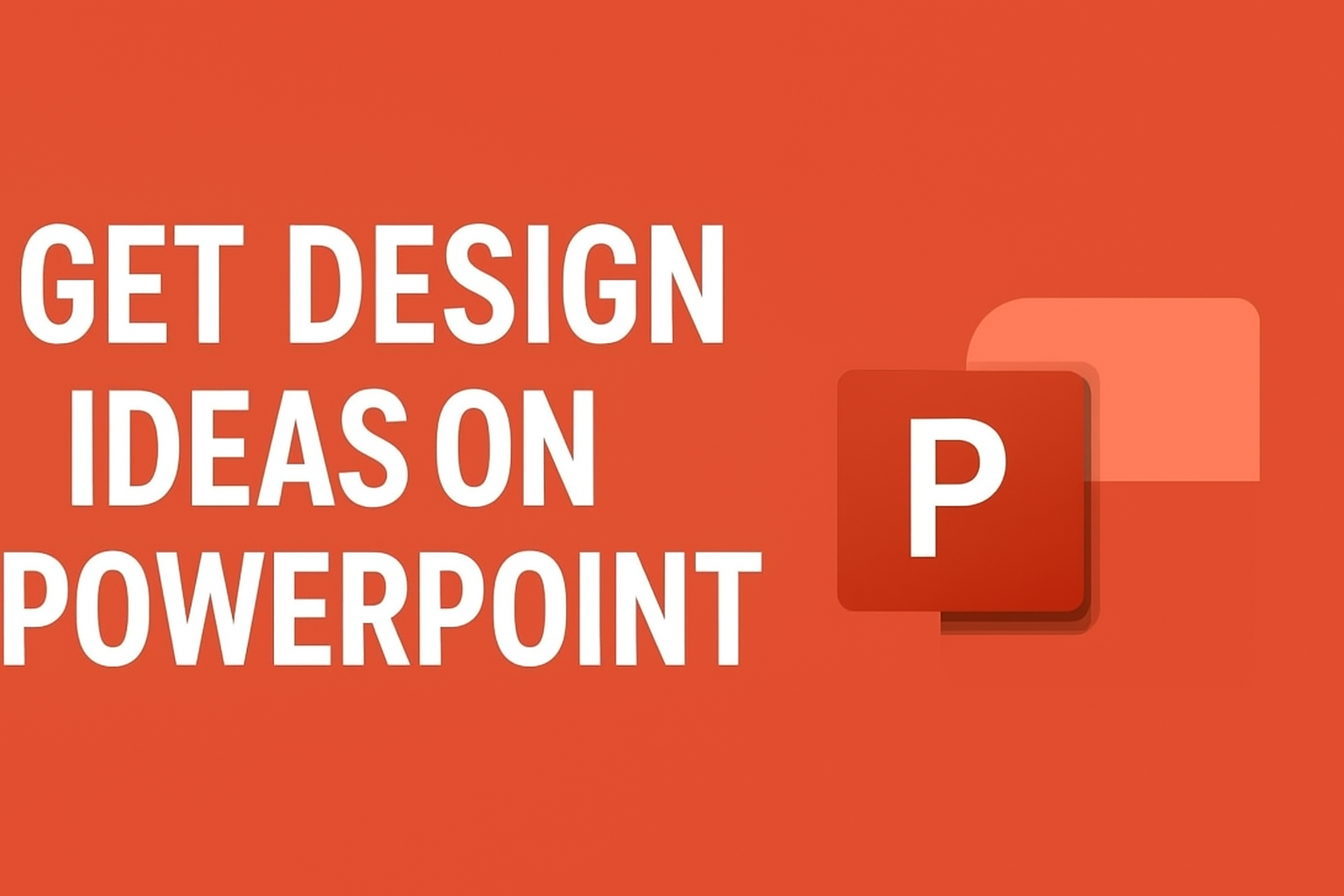 Get design ideas on PowerPoint