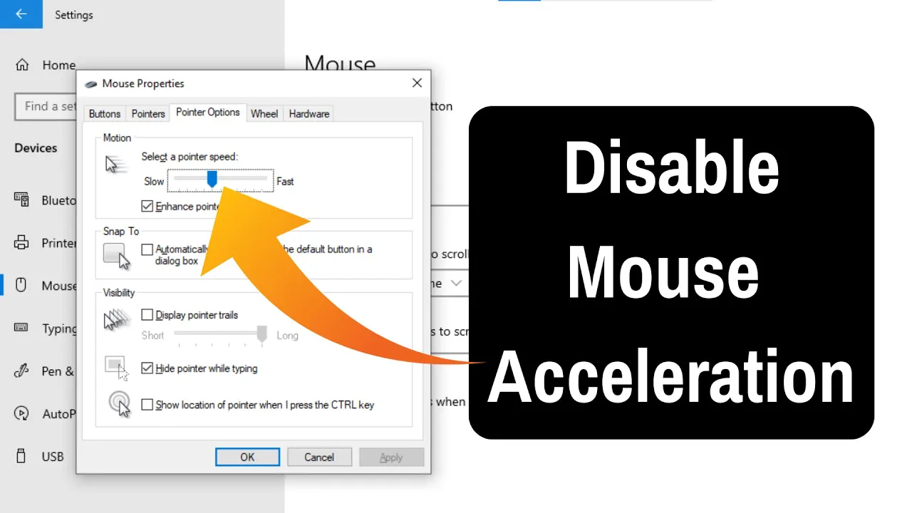 How To Disable or Turn Off Mouse Acceleration in Windows 11