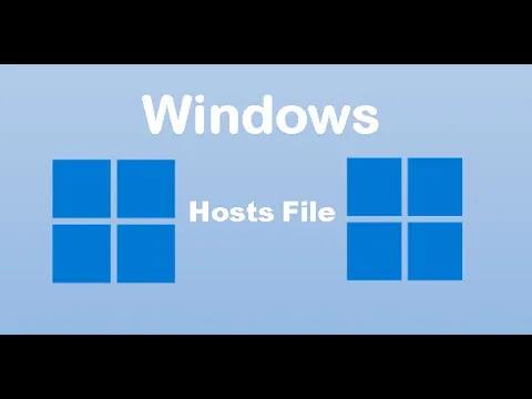 How To Edit Hosts File in Windows 10