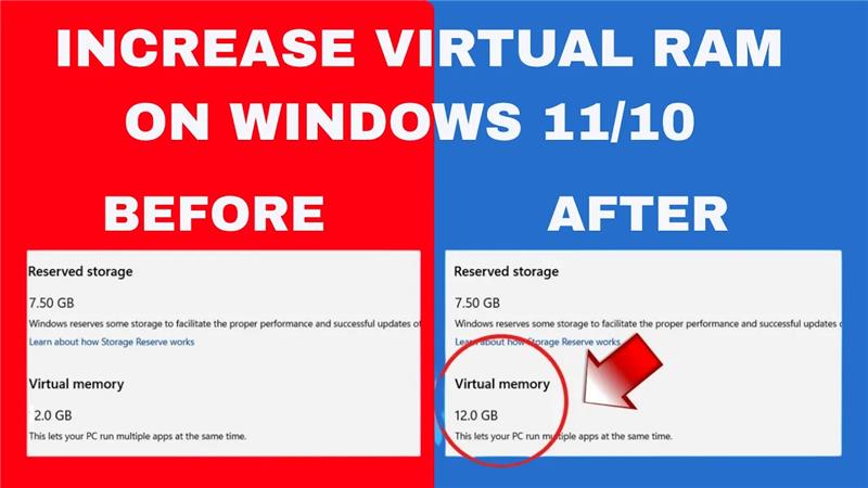How To Increase Virtual Ram on Windows 1110 Make your Laptop Faster Increase PC Performance