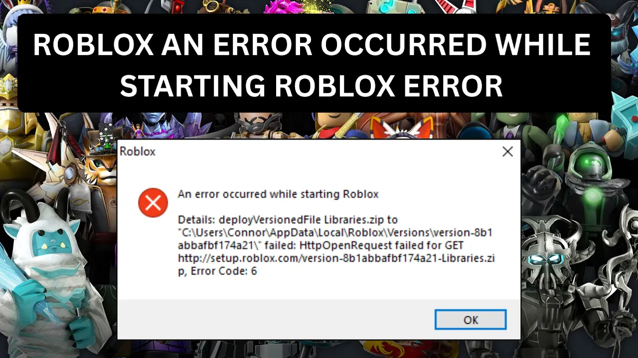 How To Solve - Roblox An Error Occurred While Starting Roblox Error - Windows 11