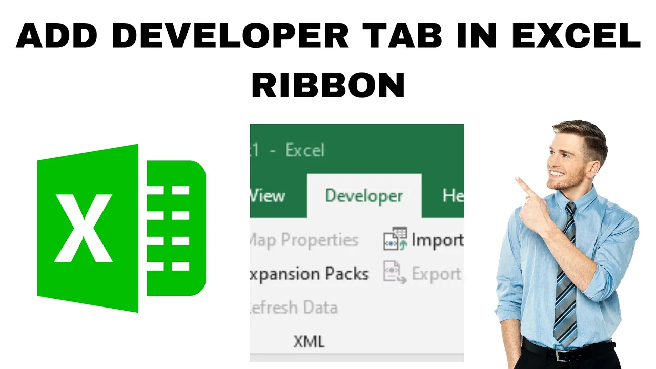 How to Add Developer Tab in Excel Ribbon?