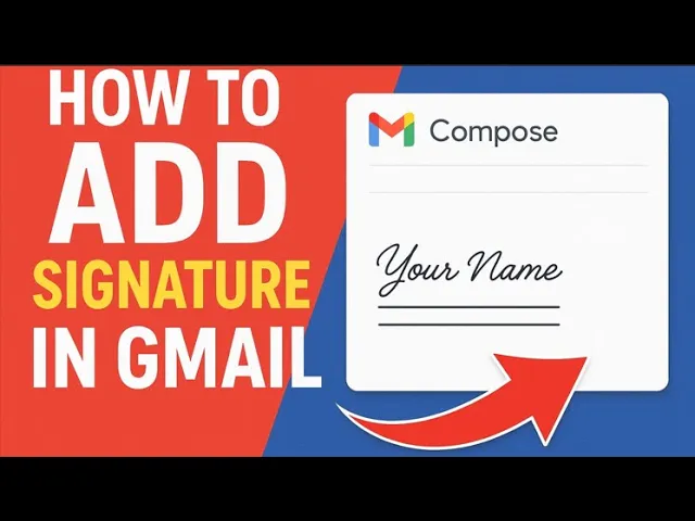 How to Add Signature in Gmail