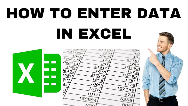 How to Enter Data in excel