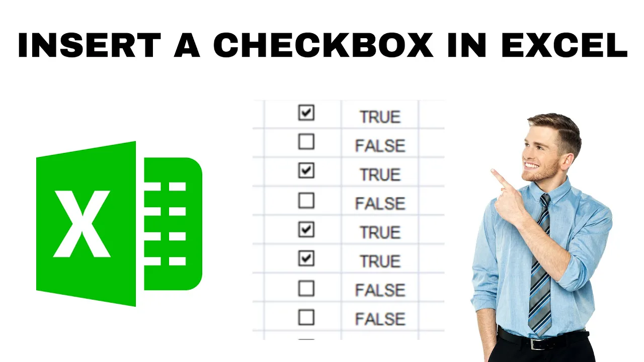 How to Insert a Checkbox in Excel step by step