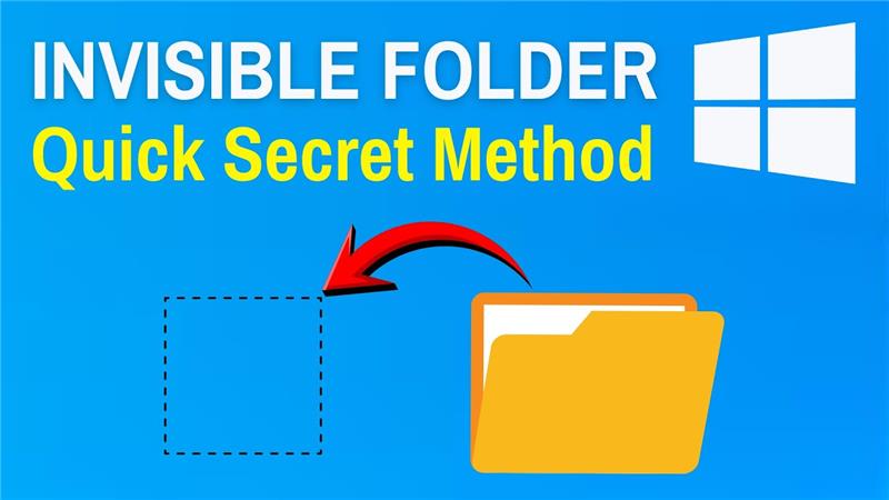 How to Make Any Folder Invisible in Windows | Quick Secret Method