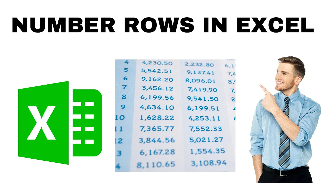 How to Number Rows in Excel? (EASY WAY)