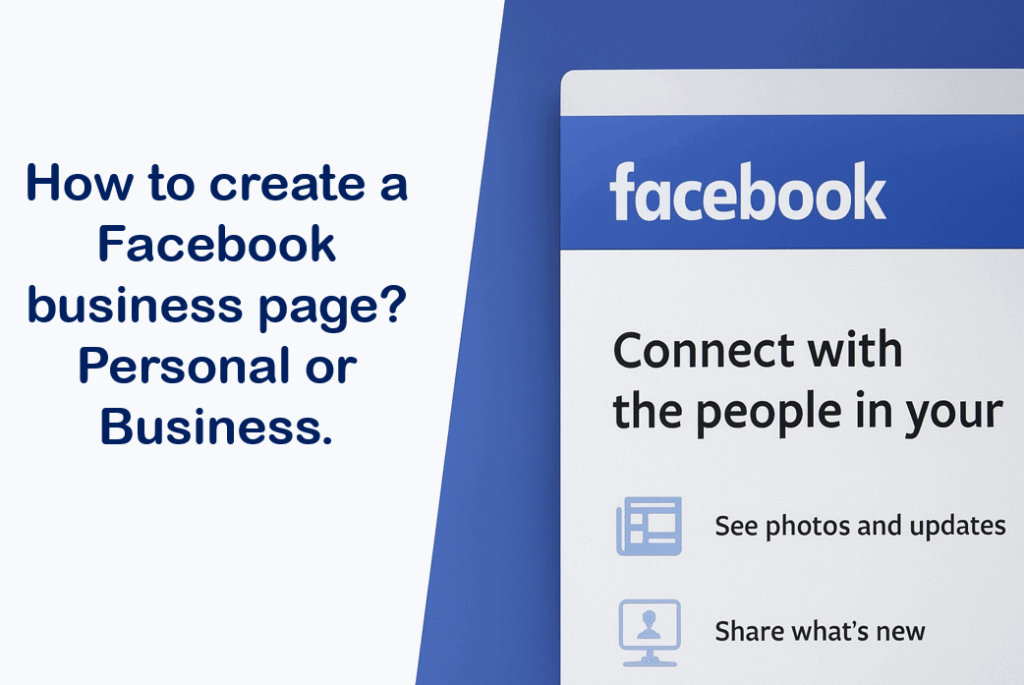 How to create a facebook business page