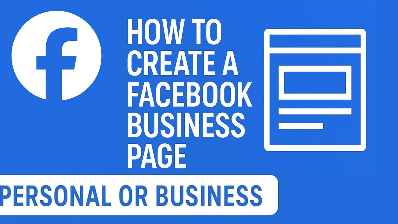 How to create a facebook business page? Personal or Business.