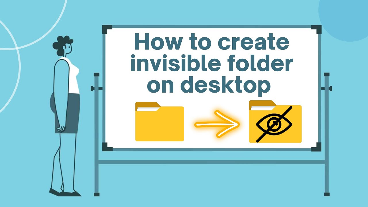 How to create invisible folder on desktop Windows 11 || How To hide Folder
