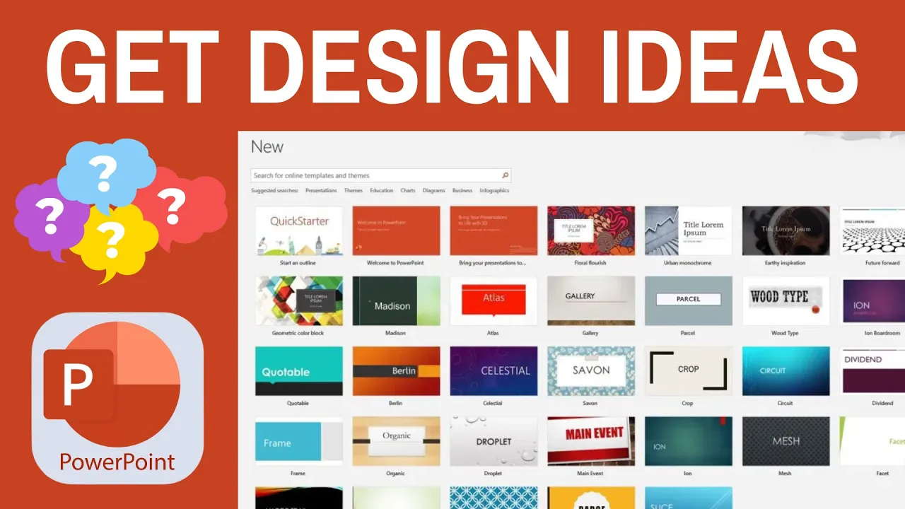 How to get design ideas on PowerPoint