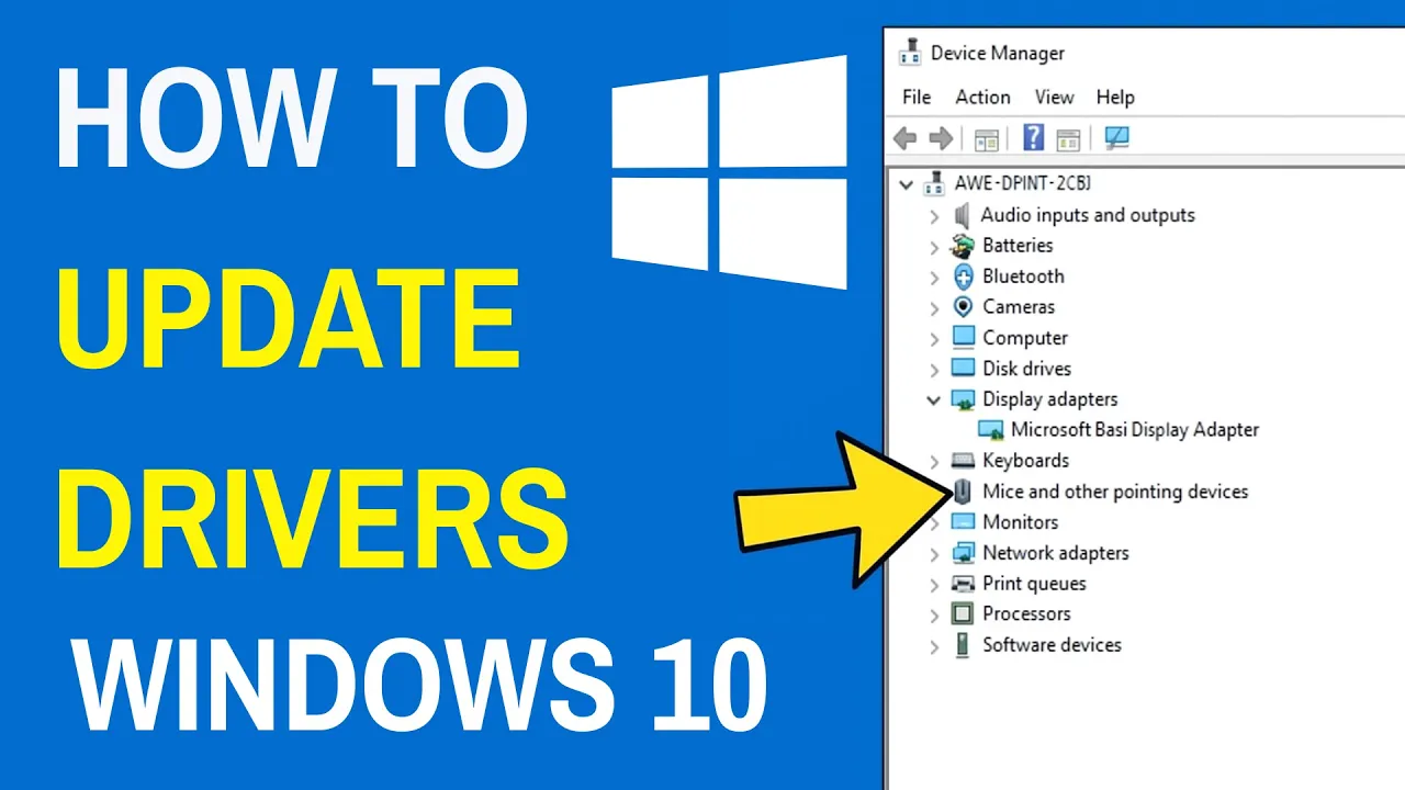 How to update drivers in windows 10?