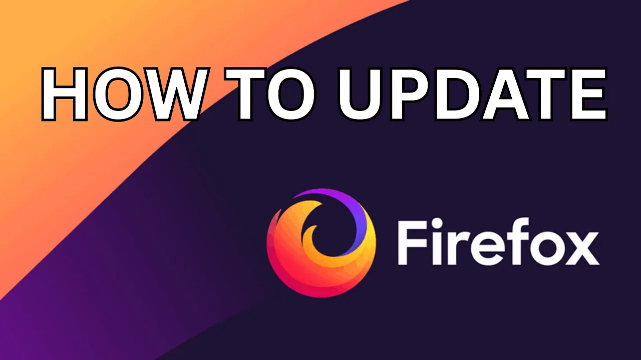 How to update firefox?