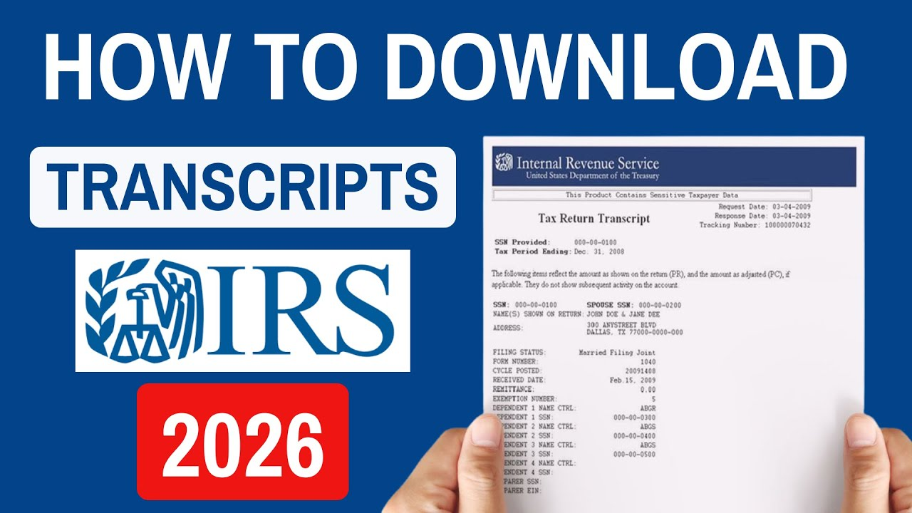 IRS Transcripts Online 2026 – How to Download Yours in Minutes