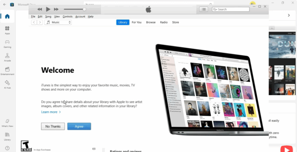 Install and Open iTunes
