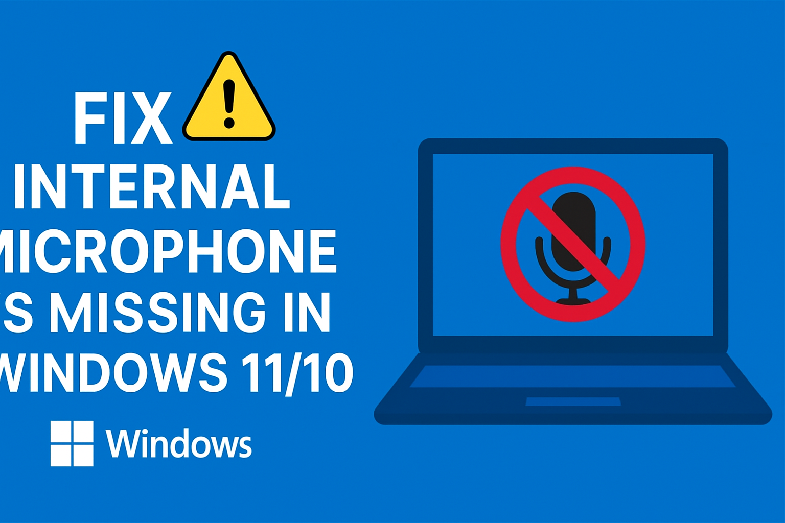 Internal Microphone Is Missing