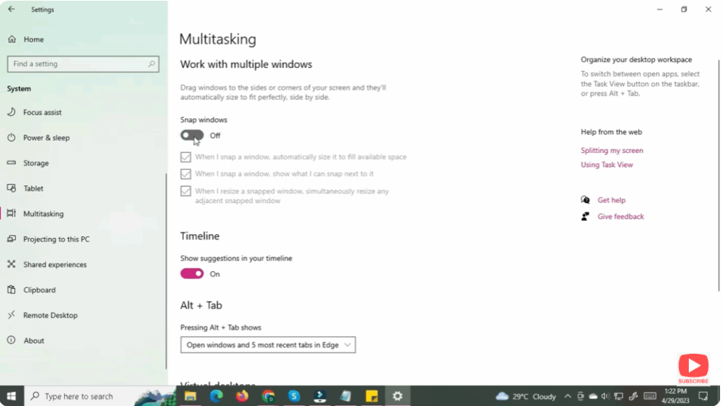 Make sure Snap is enabled