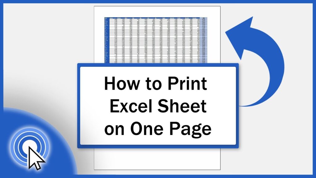 Print an Excel Sheet on One Page