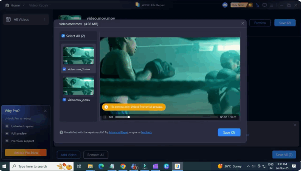 Professional Video Repair